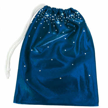 Marineblauw Turntasje met Steentjes