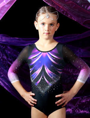 Turnpakje_charm_zwart_paars_roze_gympakjes_fairysports_gymnastics_leotards_pink_purple_mesh_crystals